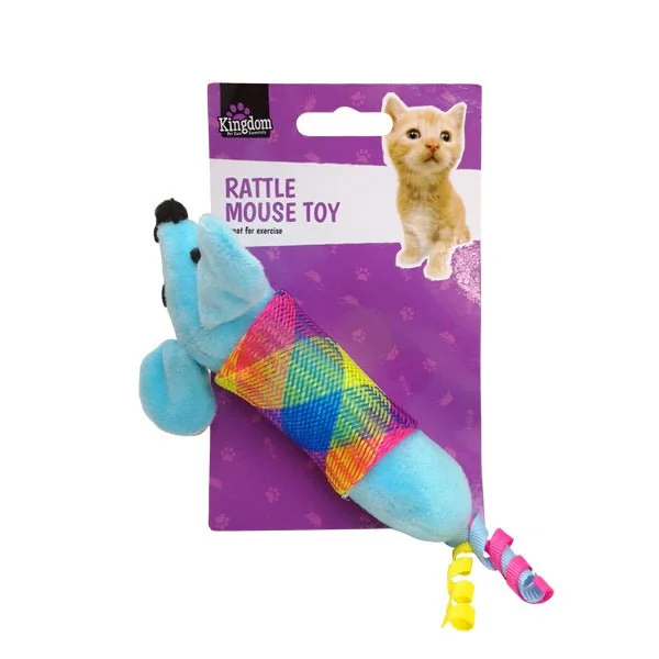 Silent cat water fountain-Kingdom Rattle Mouse Toy