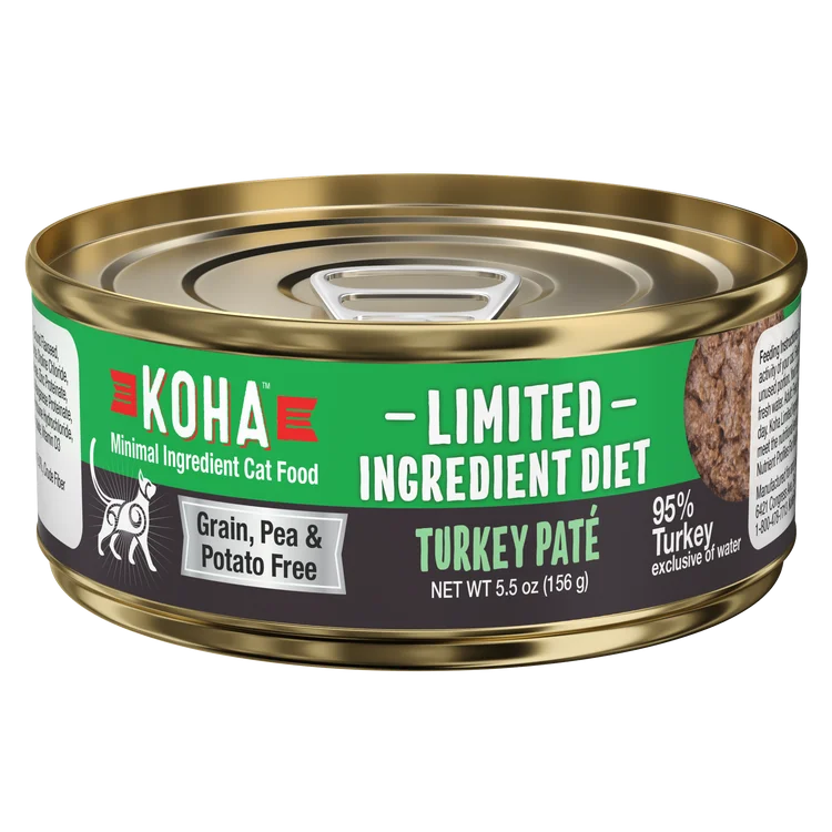 Stackable pet water bowl-Koha Limited Ingredient Diet Turkey Pâté for Cats