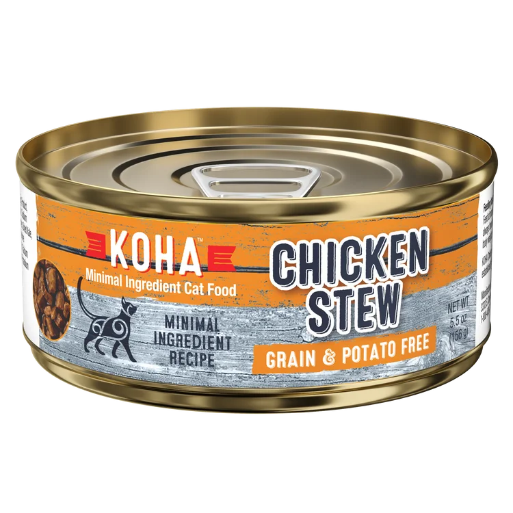 Portable pet heat mat-Koha Minimal Ingredient Chicken Stew for Cats