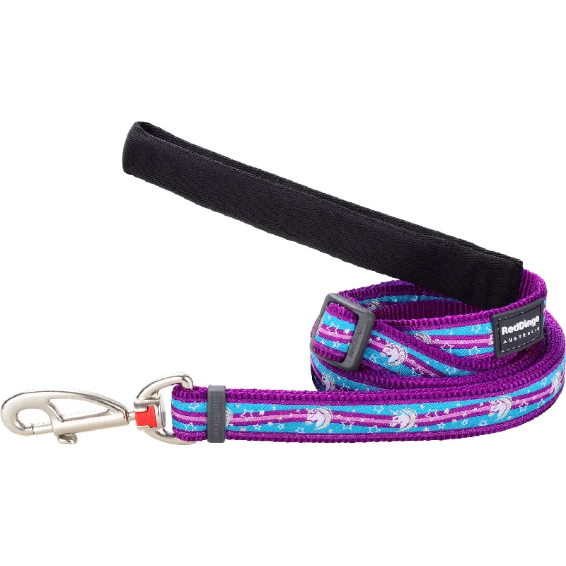 Natural rubber pet toy-Unicorn Purple Leash