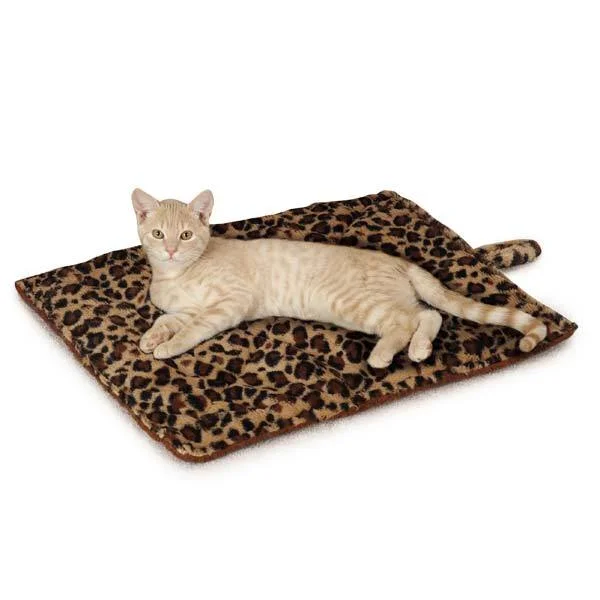 Neon reflective pet leash-Leopard Cat Mat