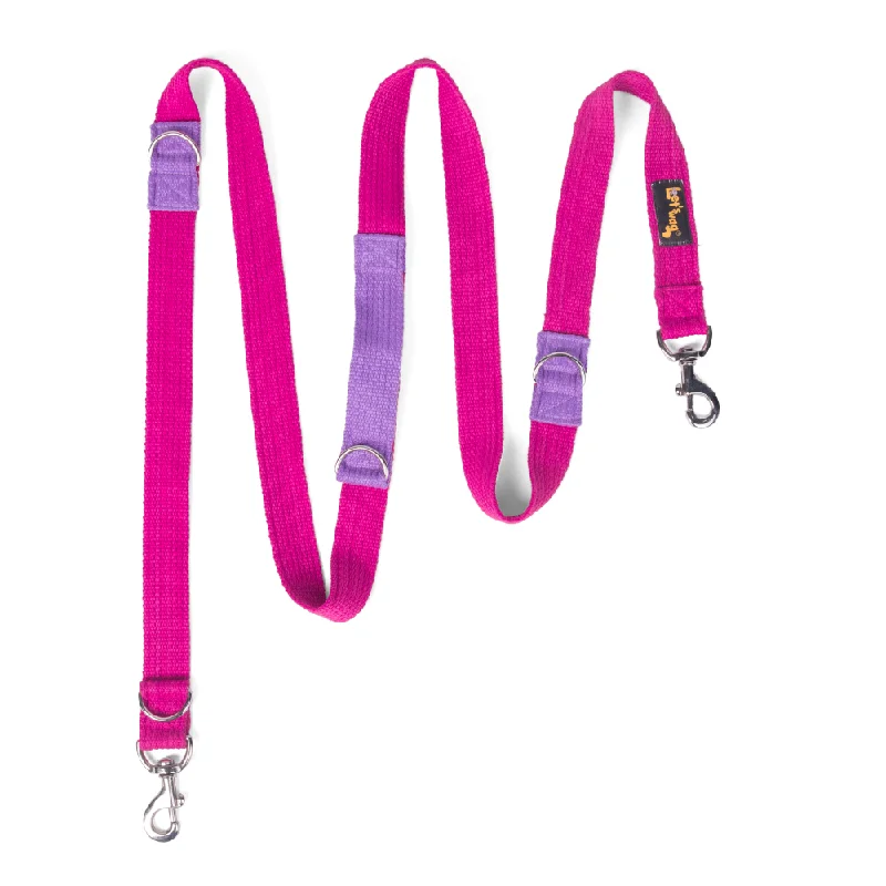 Rotating bird perch toy-Let's Wag Multi Purpose Leash for Dogs (Pink)