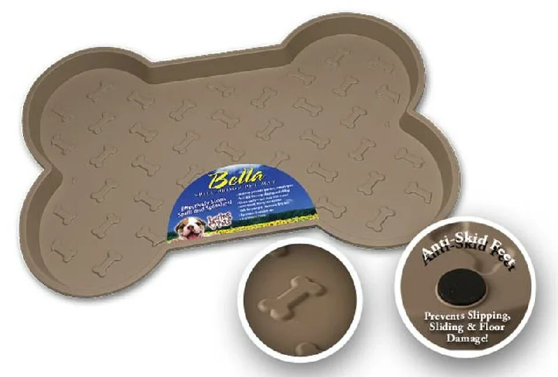 Sturdy pet playpen large-Loving Pet Spill Proof Mat Tan