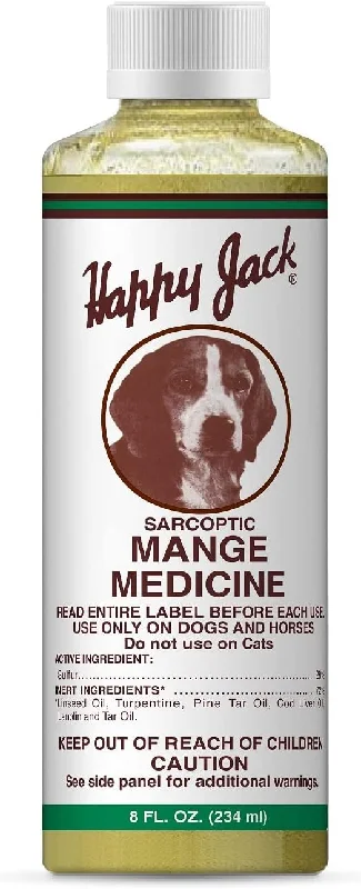 Mesh pet carrier bag-Happy Jack Sarcoptic Mange Medicine