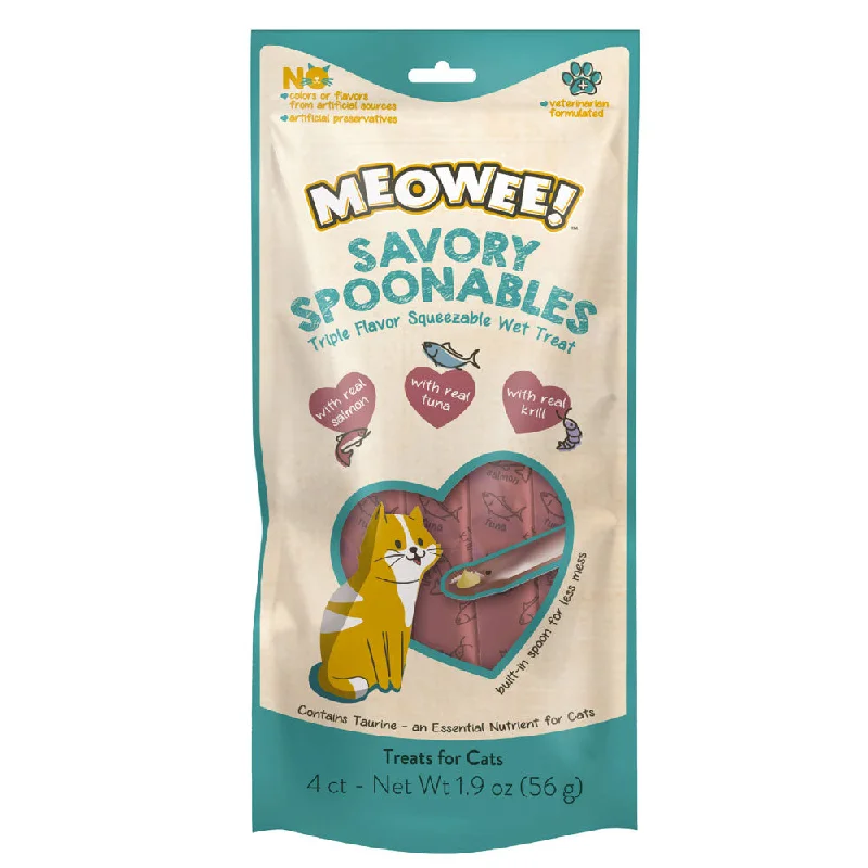 Warm pet blanket medium-Meowee Savory Spoonables Salmon, Tuna & Krill