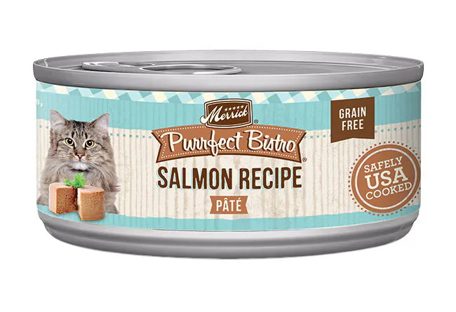 Cedar wood hamster house-Merrick Cat Purrfect Bistro Grain Free Salmon Pate' 5.5oz