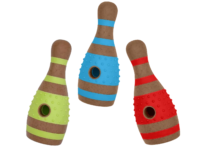 Contoured pet bed-MULTIPET BAMBOO BOWLING PIN 6"