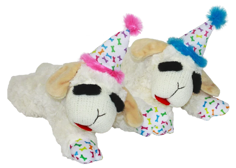 Motion-activated dog toy-Multipet Lamb Chop (Pink Ribbon)