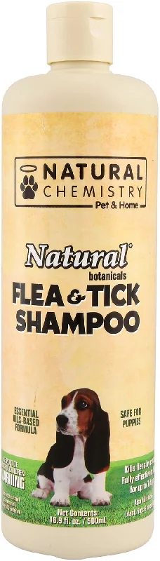 Plush orthopedic dog bed-Natural Flea and Tick Shampoo, 16.9 oz