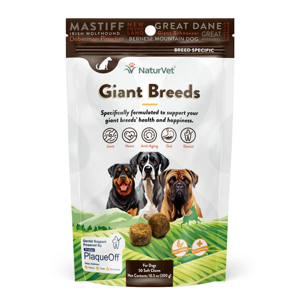 Smart pet toy ball-NaturVet Breed Specific Giant Breed dog treats