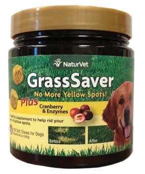 Small pet play tunnel-NaturVet GrassSaver Chews 120ct