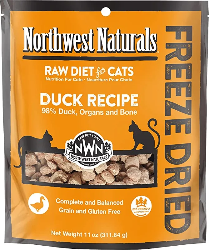 Collapsible pet travel kennel-Northwest Naturals Freeze-Dried Duck Recipe for Cats