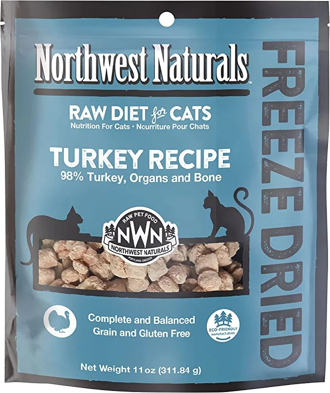 Smart pet feeder app-Northwest Naturals Freeze Dried Turkey Recipe for Cats