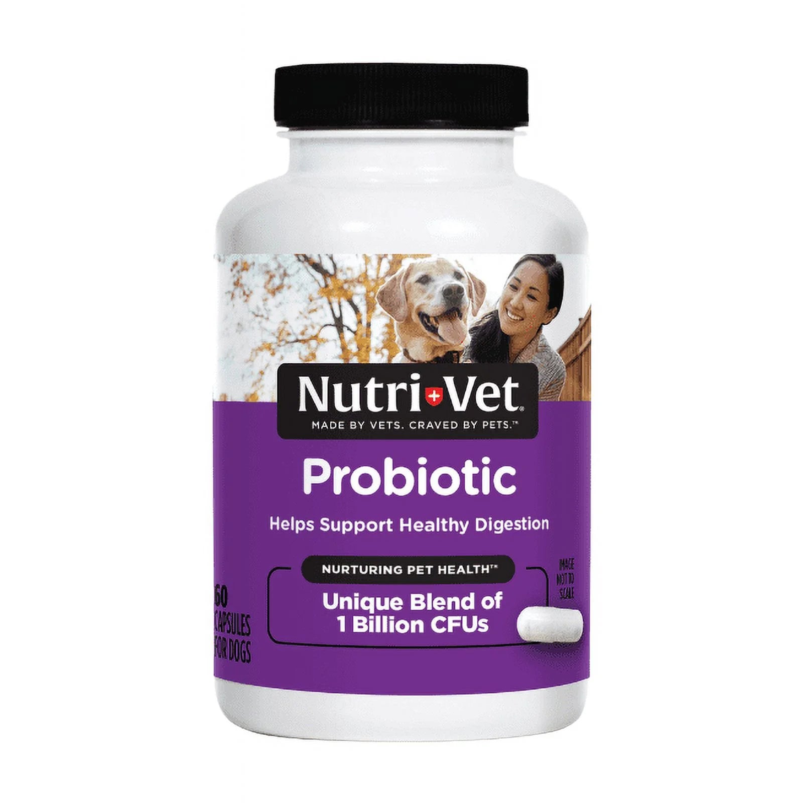 Squeaky dog treat toy-Nutri-Vet Probiotics Capsules for Dogs 60ct