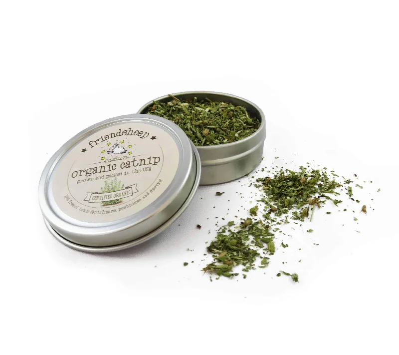 Durable pet chew ring-Organic Catnip Tin