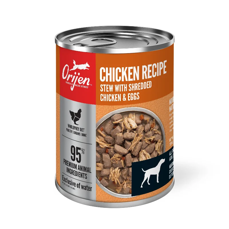 Battery-powered pet toy-ORIJEN Chicken Recipe Stew with Shredded Chicken and Eggs Wet Dog Food