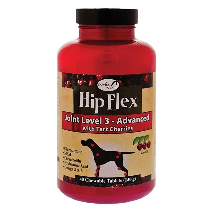 Catnip scratching pole tall-Overby Farm Hip Flex Joint Level 3 Advance Care with Glucosamine & MSM Chewable Tablets for Dogs