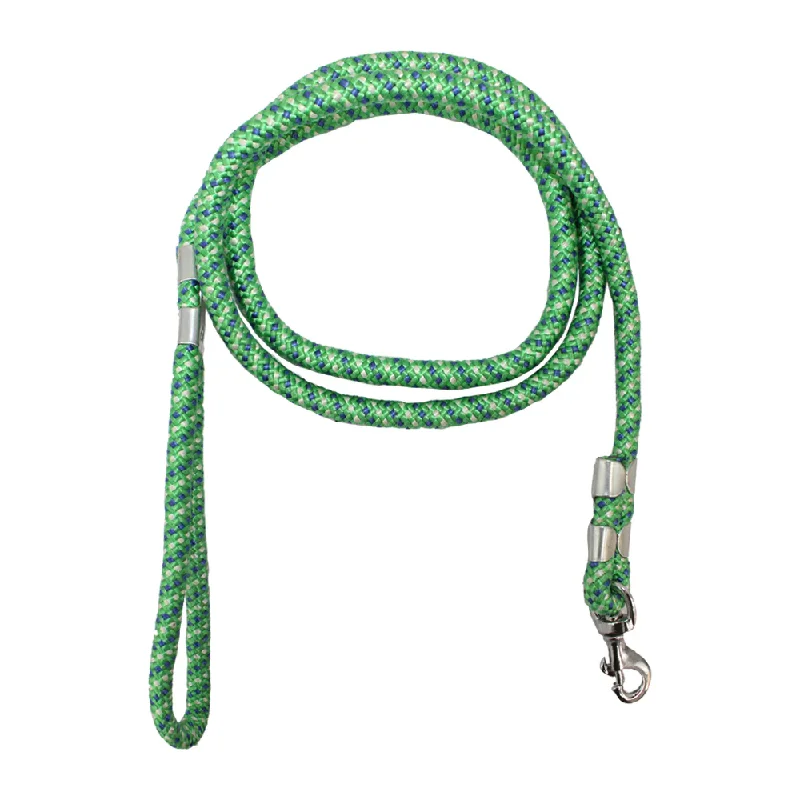 Cotton pet hammock bed-Pawpourri Classic Polyester Rope Leash for Dogs (Green)