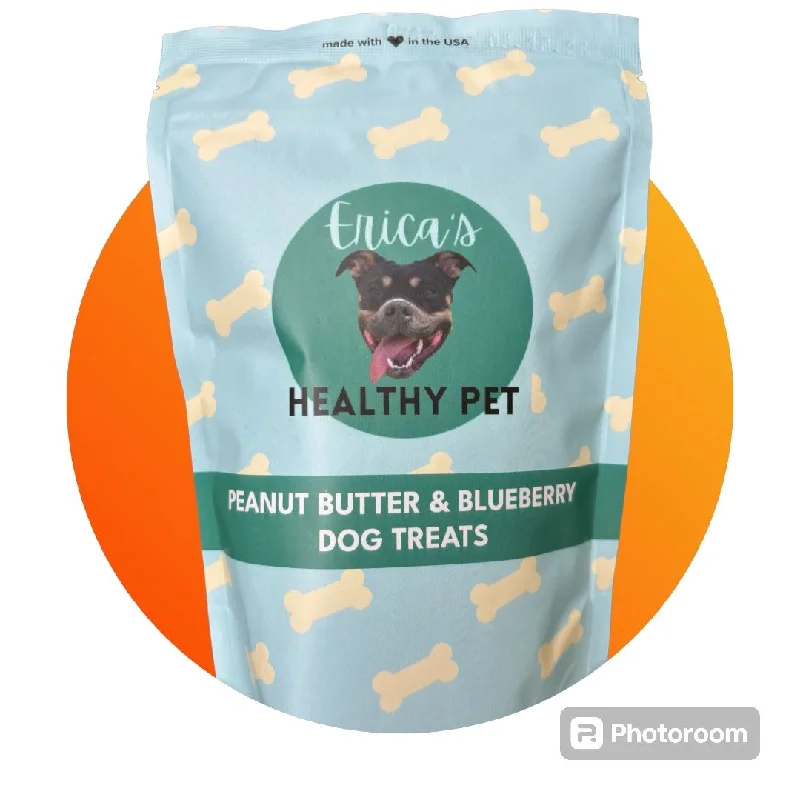 Anti-shedding pet brush-Peanut Butter Blueberry Biscuits for Dogs