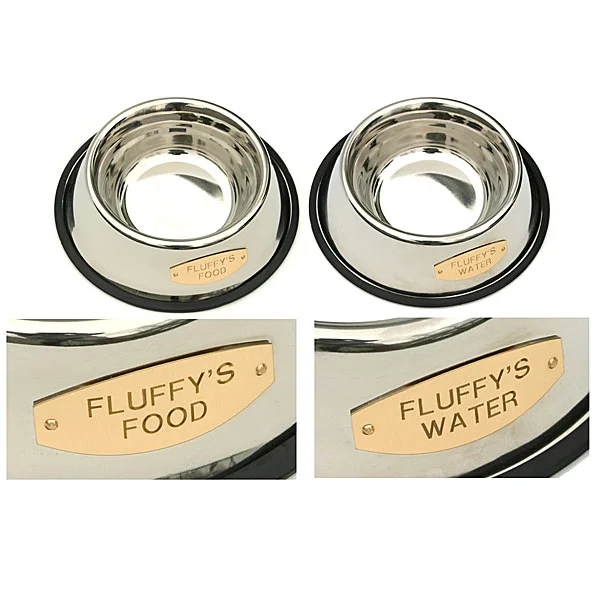 Jojoba oil pet balm-Personalized Stainless Bowl - Food & Water Set | Pet Gifts