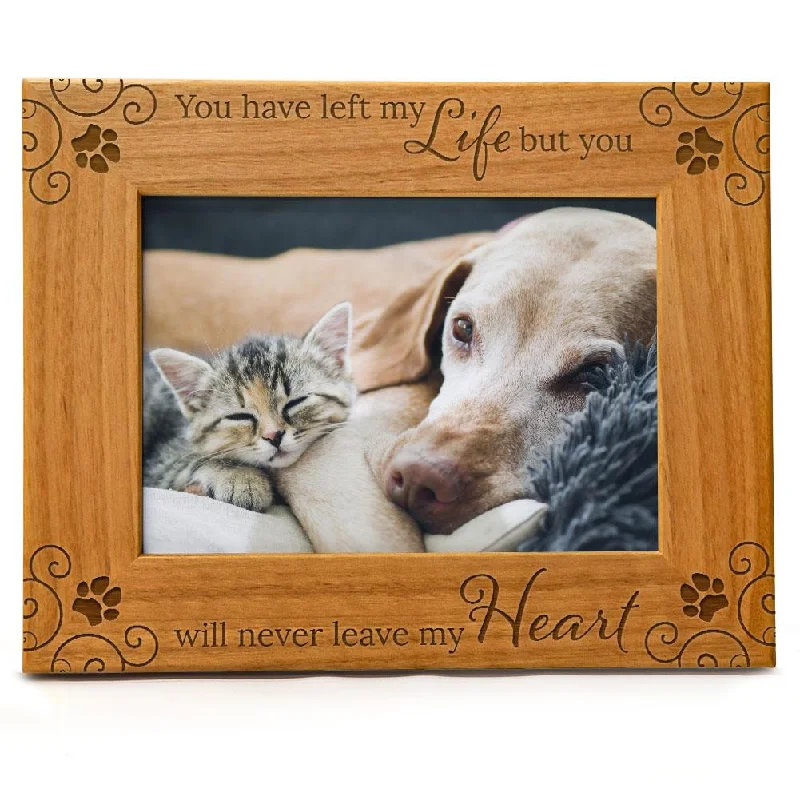 Insulated pet bed cover-Pet Memorial Picture Frame | Fits 5x7 Horizontal Portrait