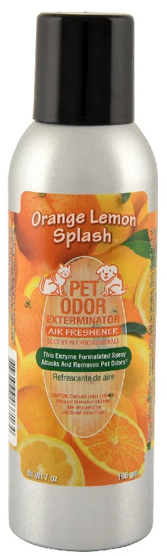 Anti-slip pet feeding bowl-Pet Odor Exterminator Spray, Orange Lemon Splash, 7oz