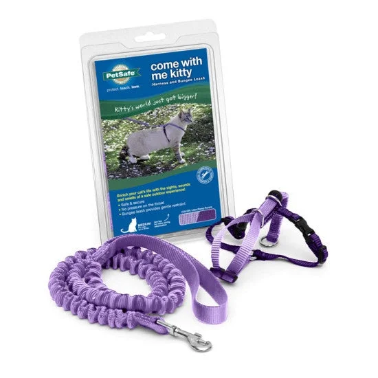 Stretchable cat harness-PetSafe Cat Come w/ Me Kitty Lilac