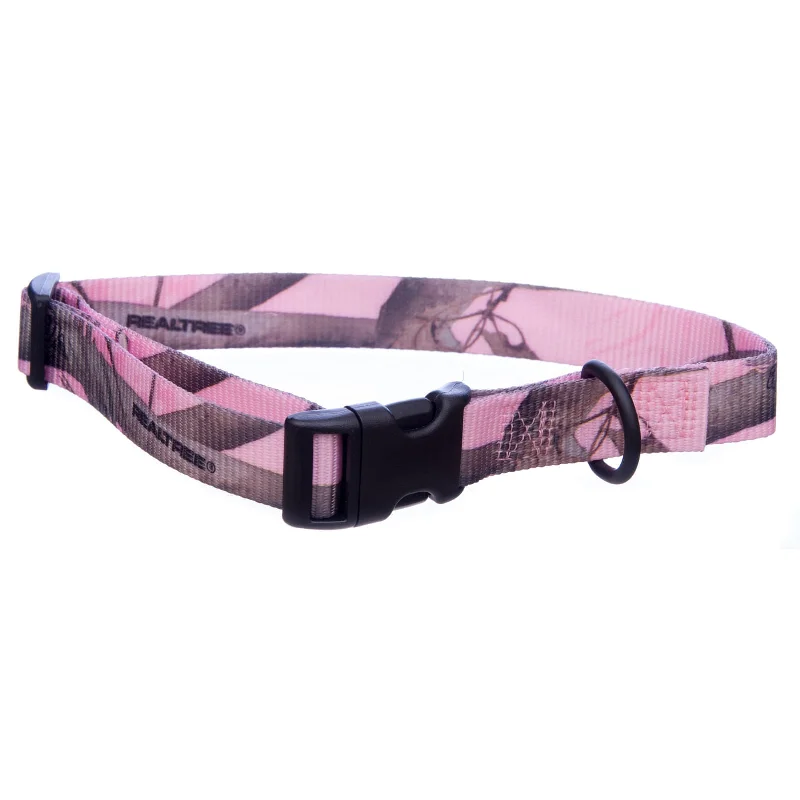 Motion sensor pet toy-Pink Realtree AP Camo Collars