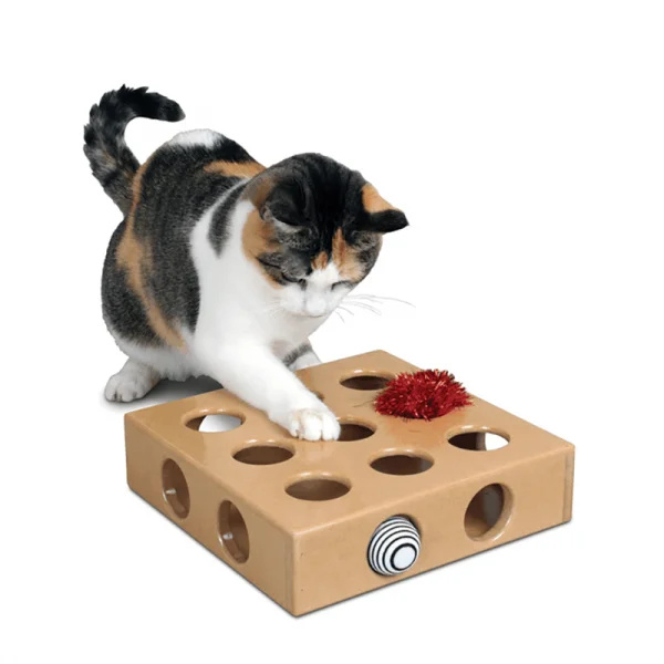 Cat scratching post wide-Pioneer Pet Peek-and-Play Toy Box (Toy Box)