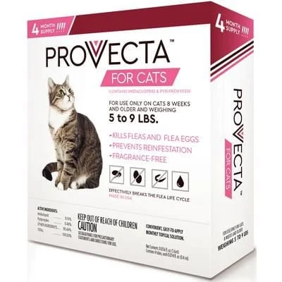 Curved pet nail clipper-Provecta II for Cats, 4 Dose