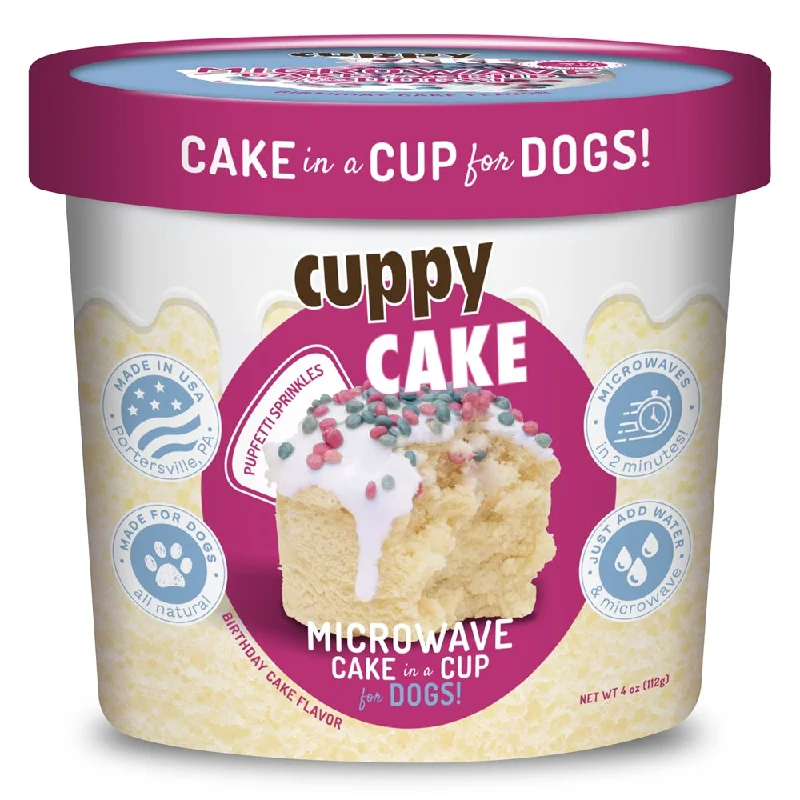 Lightweight pet stairs-Puppy Cake "Cuppy Cake" Microwave cake mix