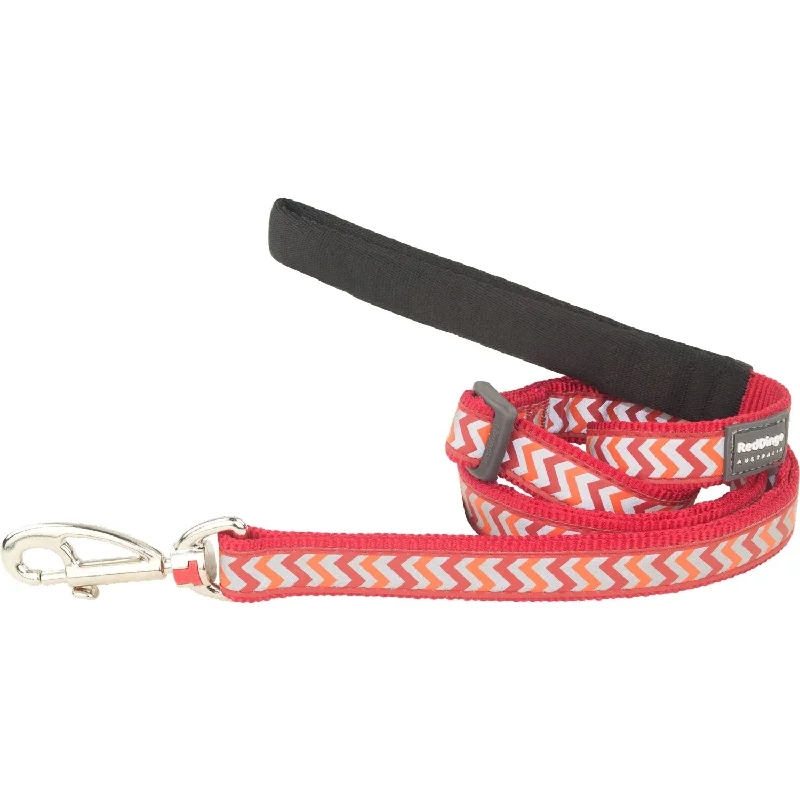 Herbal pet paw salve-Reflective Ziggy Red Dog Leash