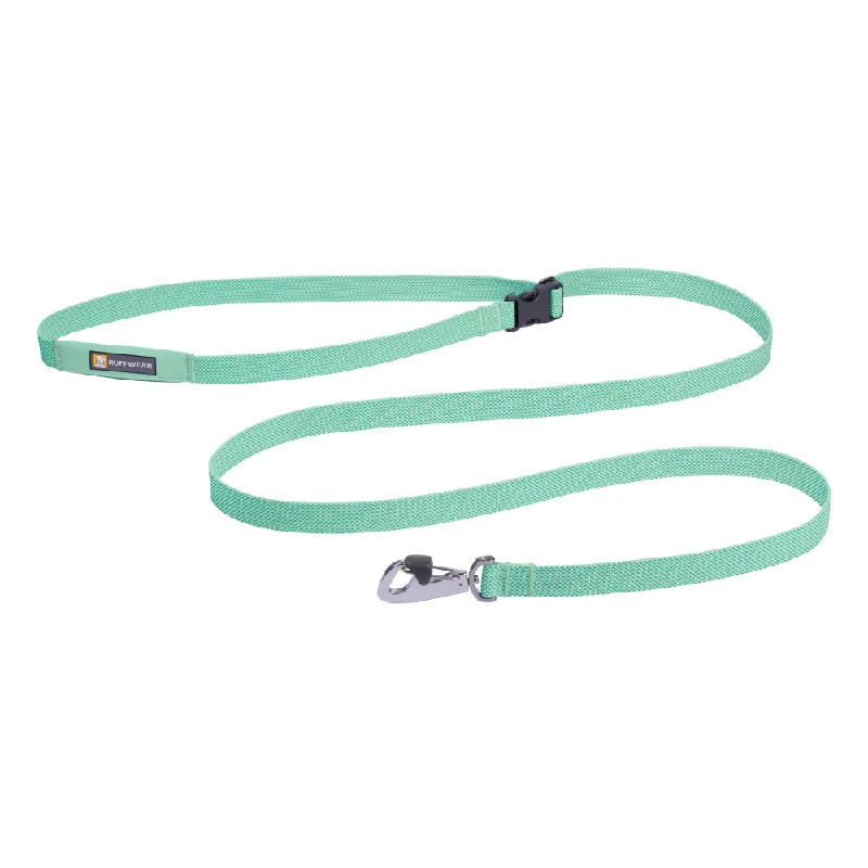 Spill-proof pet bowl mat-Ruffwear Flagline Leash for Dogs (Sage Green)