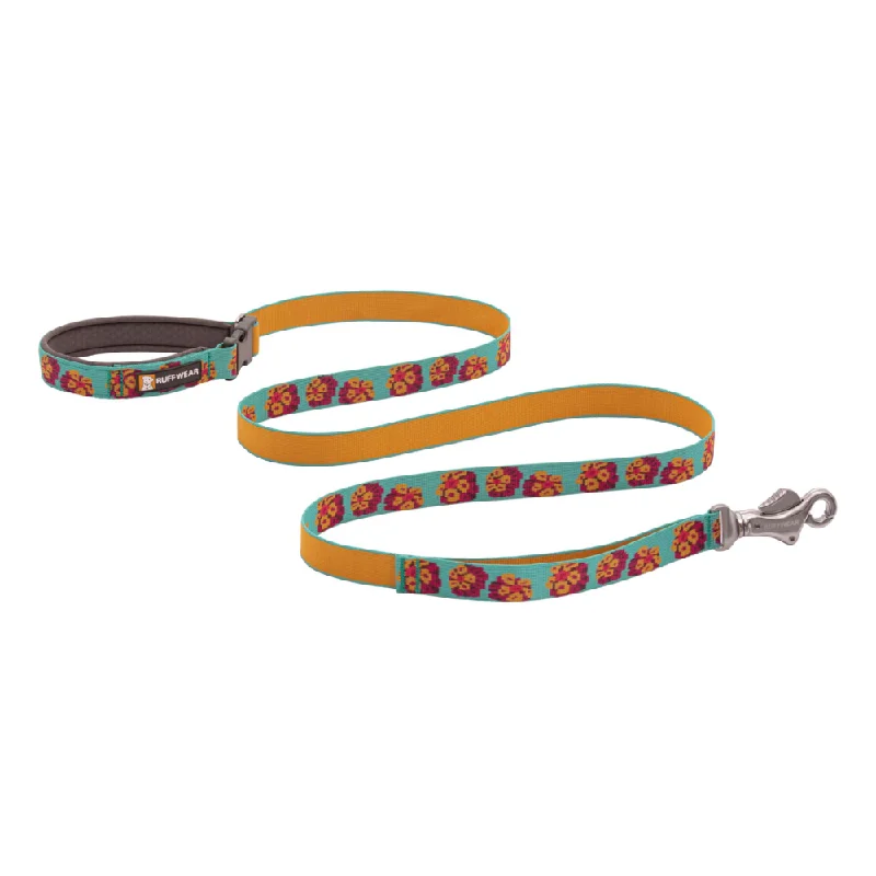 Airline-approved pet crate-Ruffwear Flat Out Leash for Dogs (Spring Burst)