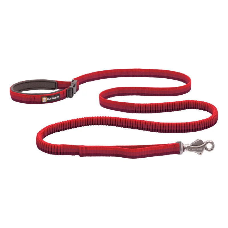 Plush waterproof pet bed-Ruffwear Roamer Bungee Leash for Dogs (Red Sumac)