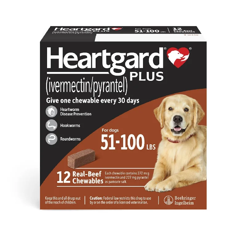 Portable pet water cup-Rx Heartgard Plus, 12 Chews