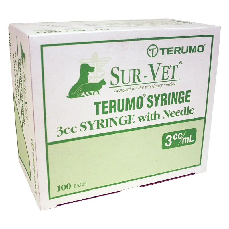 Electric pet heating pad-Terumo SUR-VET Syringe w/Needle,  100 count