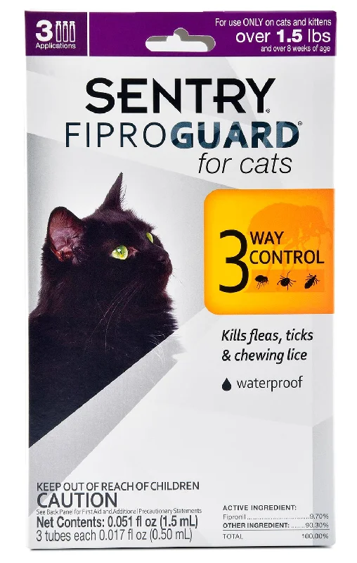 Stretchable cat harness-Sentry FiproGuard for Cats