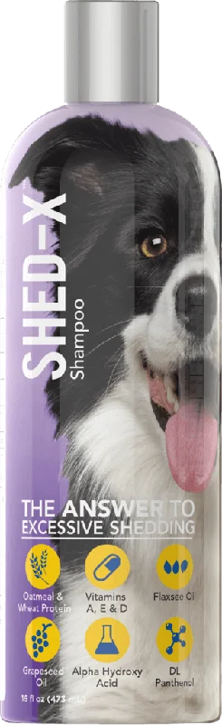 Wall-mounted cat shelf-SHED X SHED CONTROL SHAMPOO FOR DOGS 16 oz