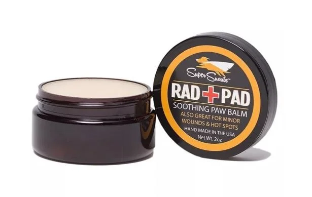 Supportive pet cushion-Super Snouts Rad Pad Soothing Paw Balm for Dogs (2 oz)