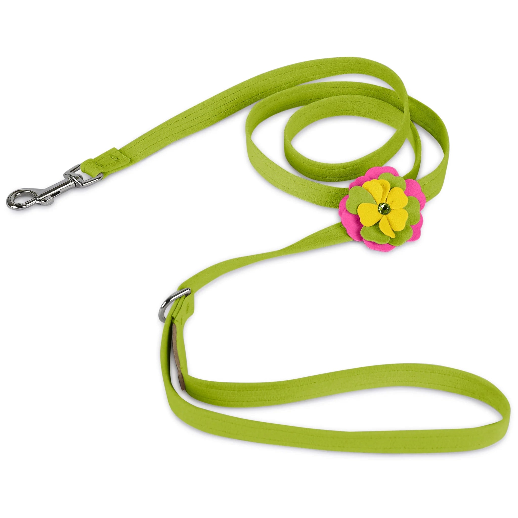 Rubber dog fetch ball-Susan Lanci Dragon Fruit Flower Leash