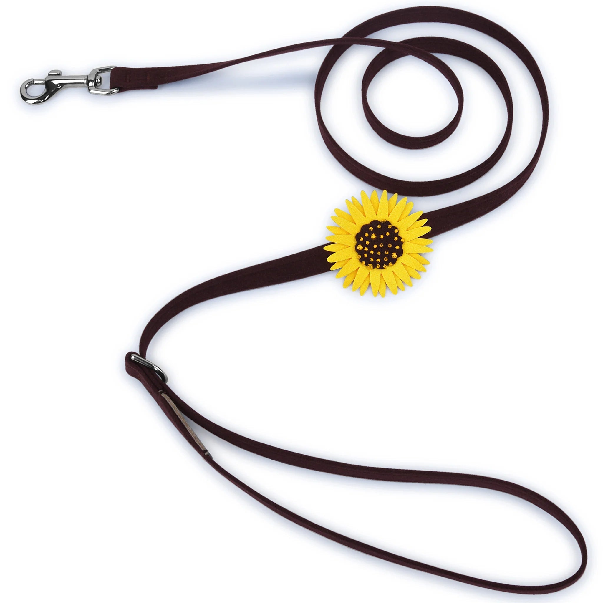 Electric pet warming mat-Susan Lanci Sunflower Leash