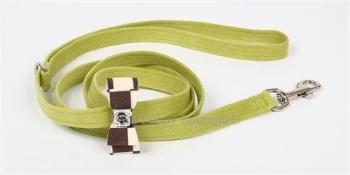 Shea butter pet balm-Susan Lanci Windsor Check Biw Bow Collection Leash- Many Colors