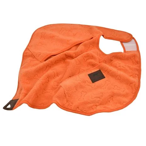 Soft cat muzzle adjustable-Tall Tails Orange Cape Dog Towel (27" X 27")