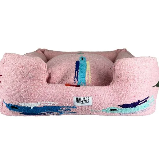 Durable pet chew ring-Thunderbird Bumper Bed- Pink