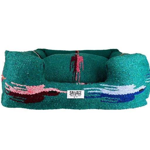 Battery-powered pet toy-Thunderbird Bumper Bed-Teal