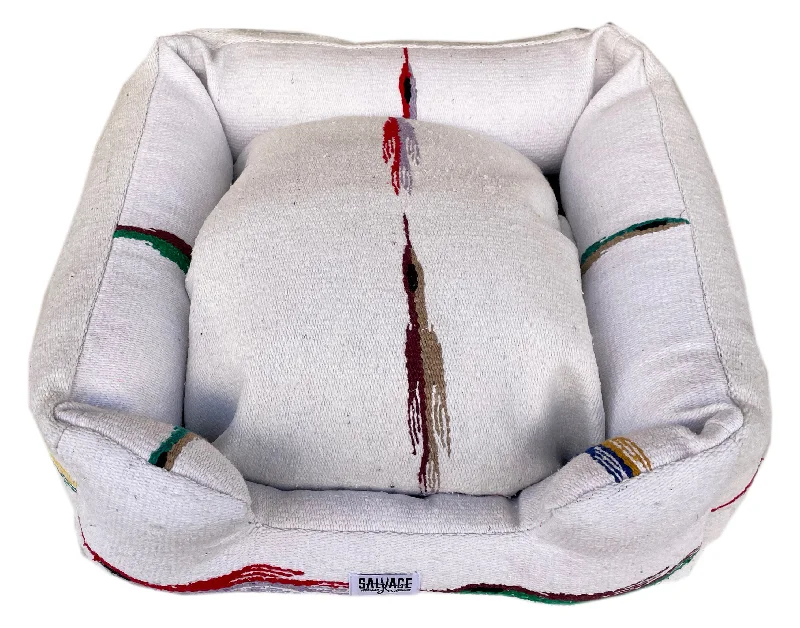 Thick pet throw blanket-Thunderbird Bumper Bed- White