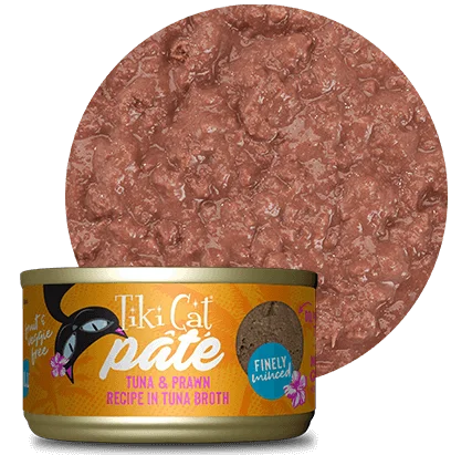 Puppy teething bone toy-Tiki Cat Grill Pate Tuna Prawn 2.8oz