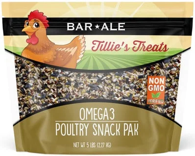 Anti-shedding pet brush-Tillie's Treats Omega 3 Poultry Snack Pack 5lb