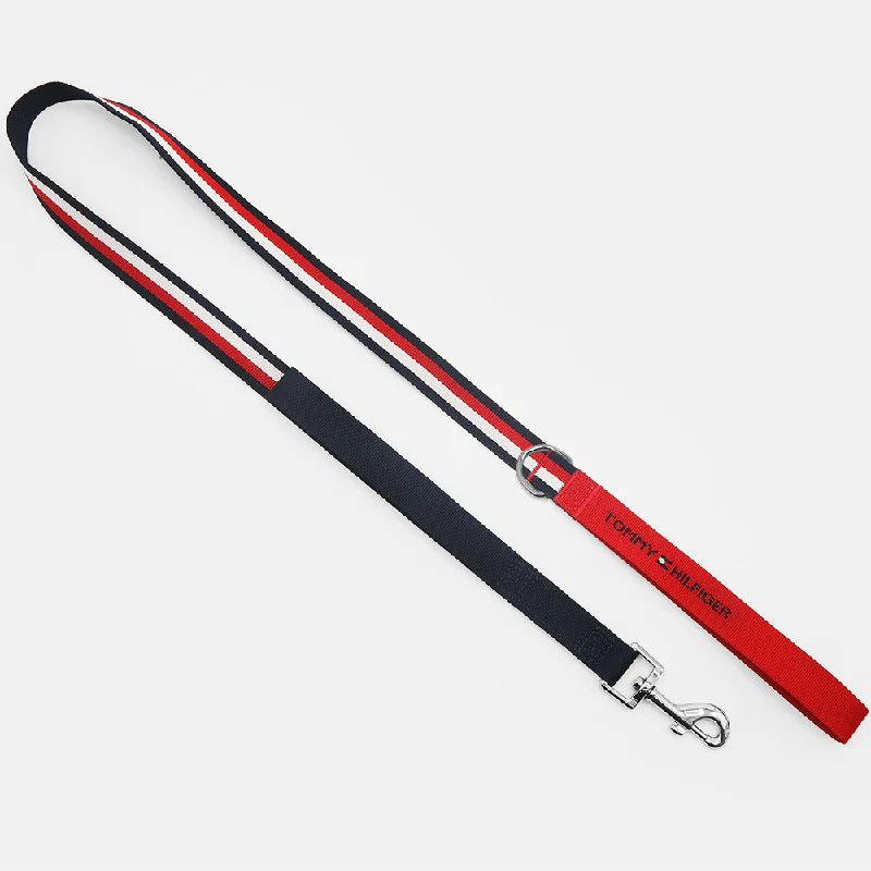 Sustainable pet bed-Tommy Hilfiger Webbing Leash for Dogs (Red)